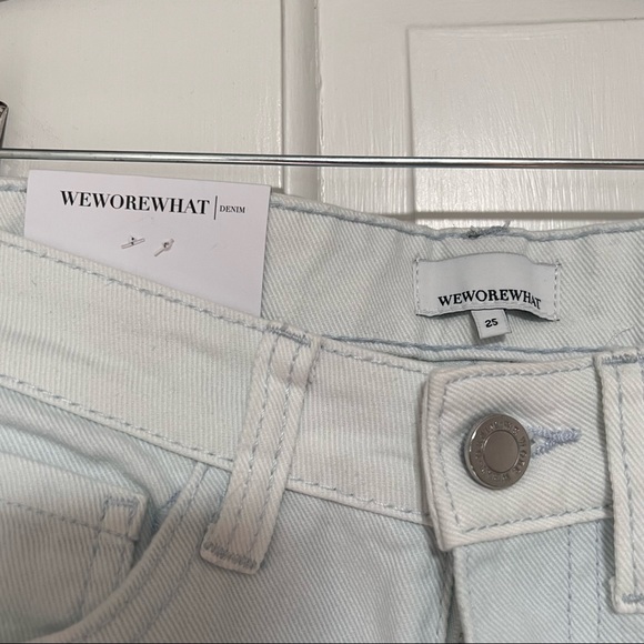 NWT WeWoreWhat Bleached High Rise Kick Flare Jeans - Size 25 - Picture 5 of 9